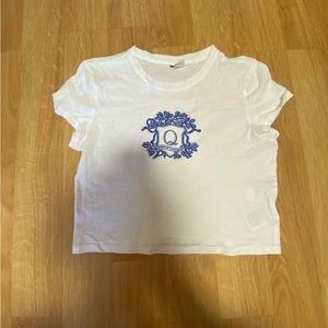 White H&M’s M crop top!